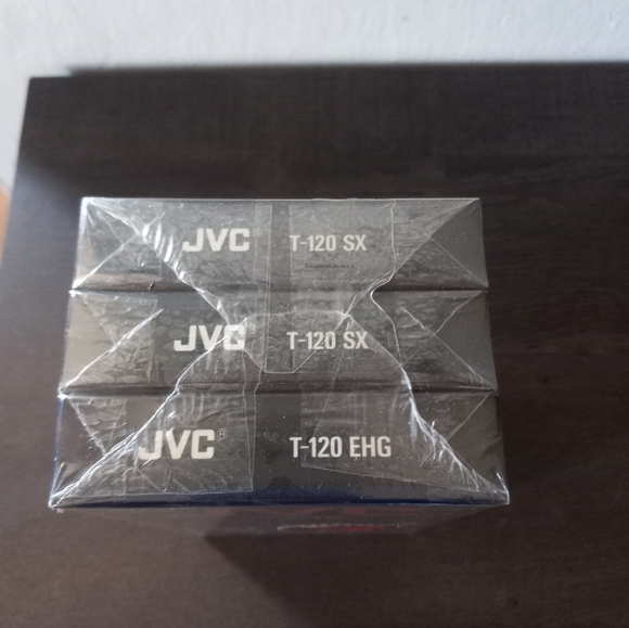 JVC Blank Vhs 3 pack New Sealed - Picture 2 of 6